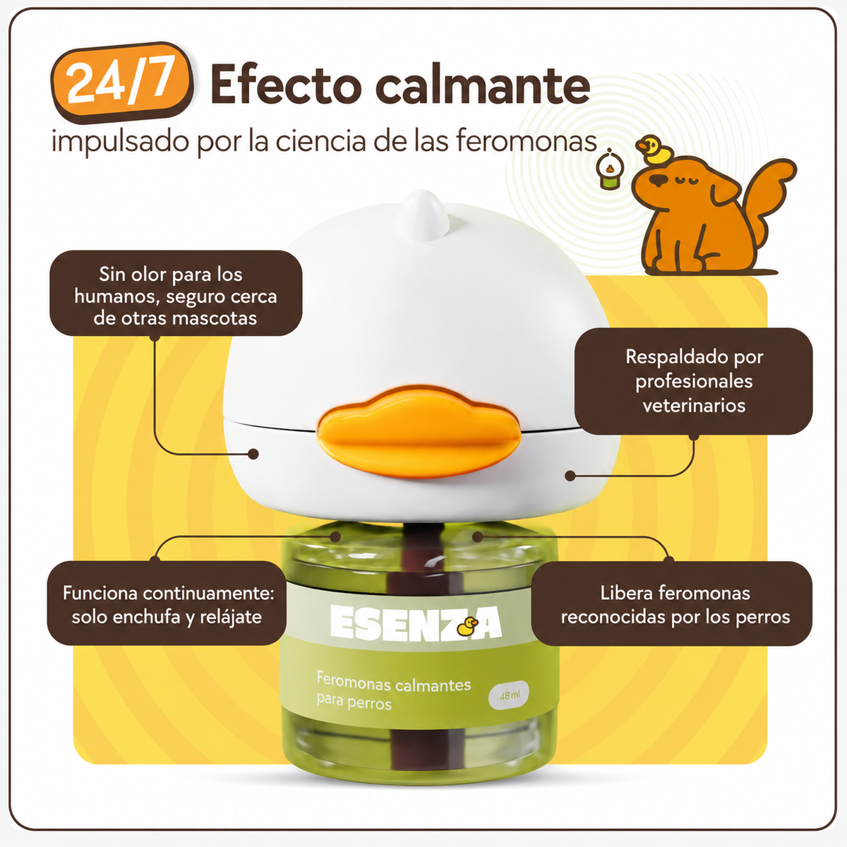 ESENZA: Kit de difusor calmante para perros